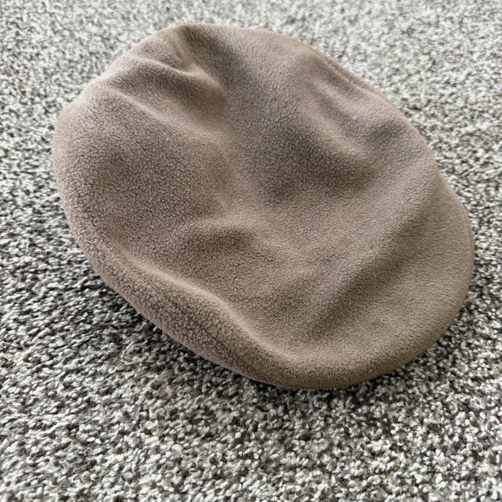 Outdoor Research Hat Cap Men's M Brown Fleece Ear Flap Newsboy Gore Windstopper